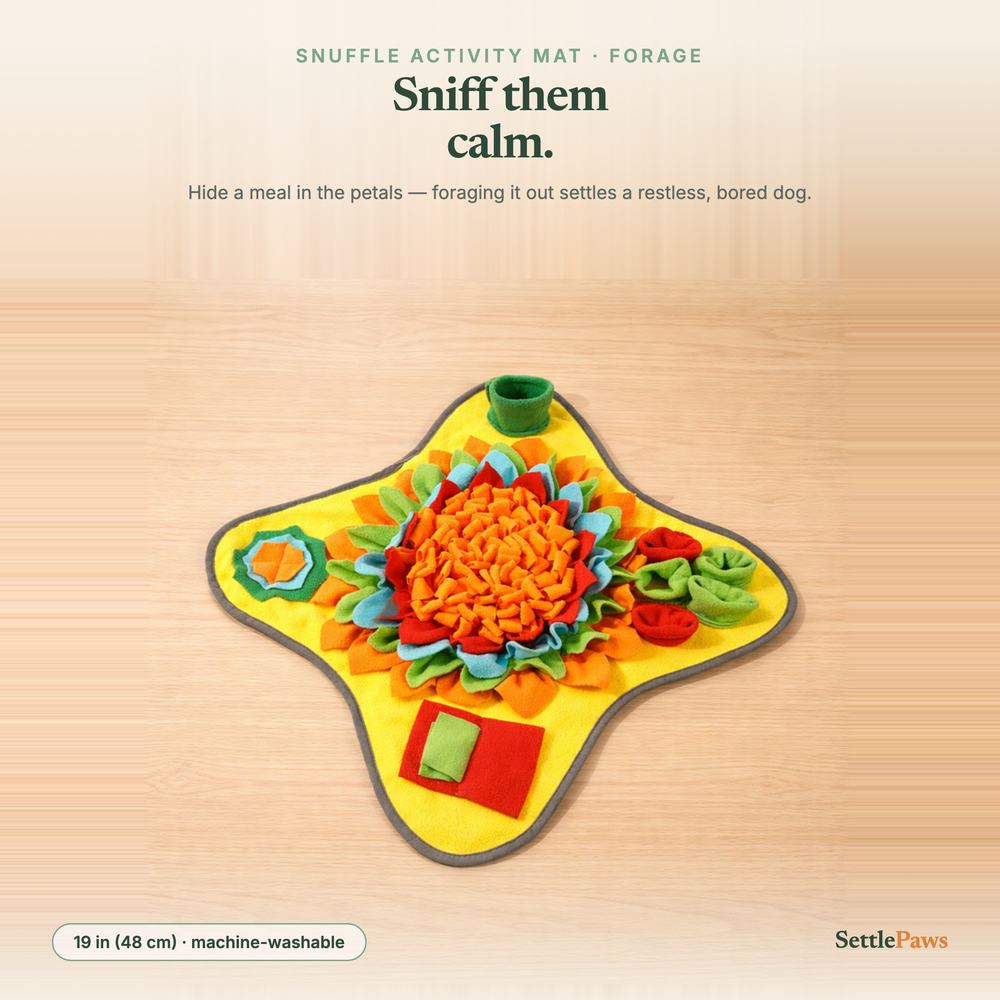 Snuffle Activity Mat for Dogs — Foraging Puzzle & Slow Feeder