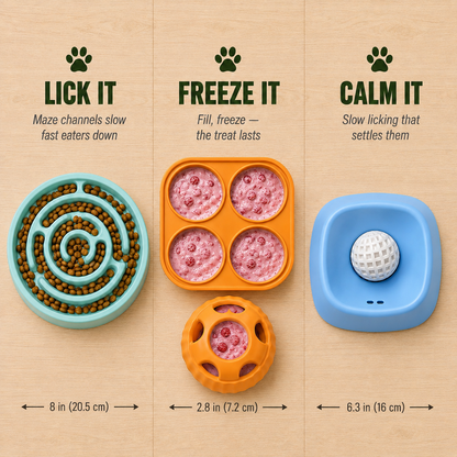 Dog Enrichment Kits — Snuffle, Lick & Puzzle Sets