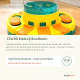 2-level dog puzzle feeder — make him work for dinner
