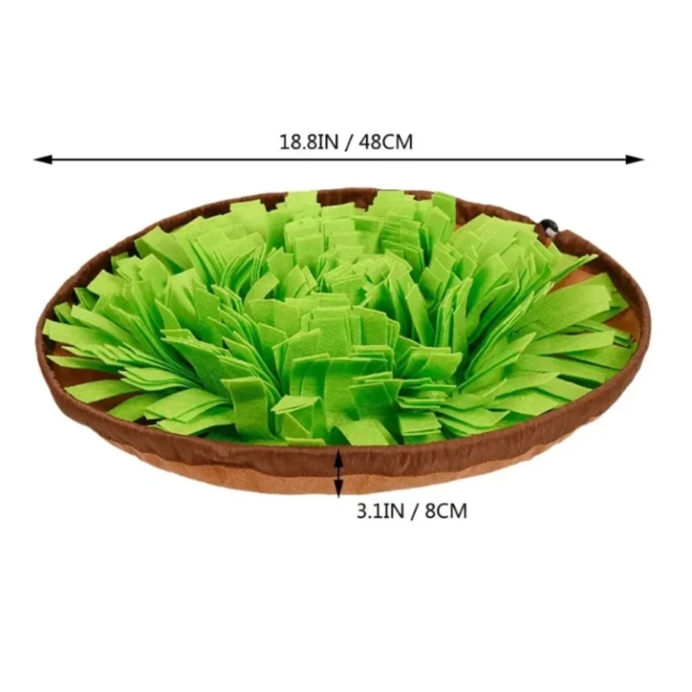 Pet Snuffle Mat for Dogs, Interactive Feed Game for Boredom, Encourages Natural Foraging Skills for Cats Dogs Bowl Travel Use