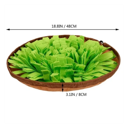 Pet Snuffle Mat for Dogs, Interactive Feed Game for Boredom, Encourages Natural Foraging Skills for Cats Dogs Bowl Travel Use