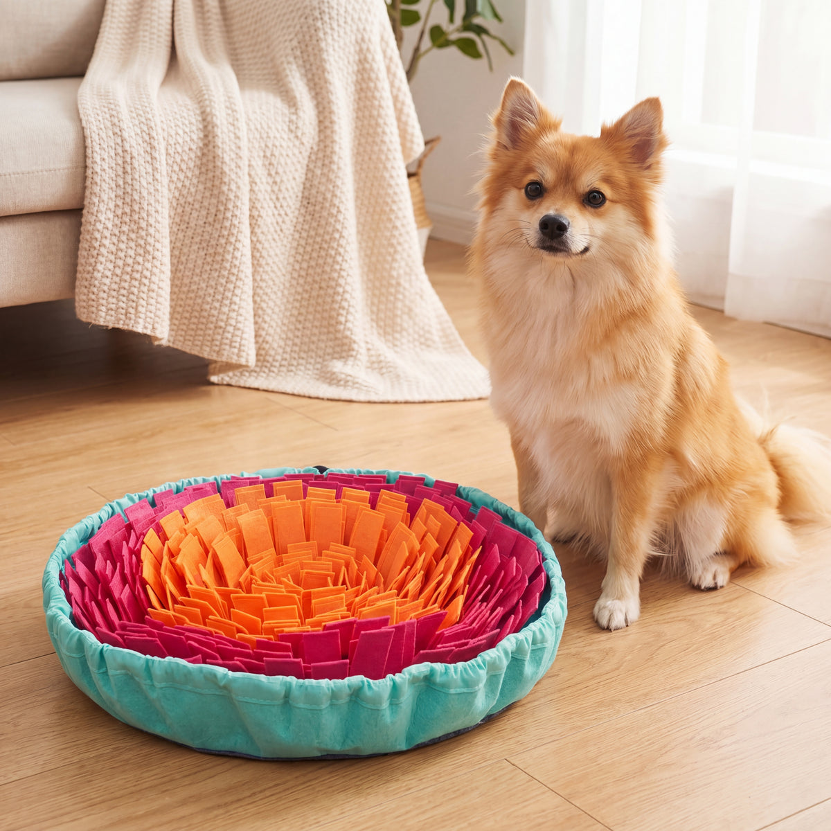 Dog Snuffle Mat Slow Feeder – Interactive Enrichment Toy for All Breeds